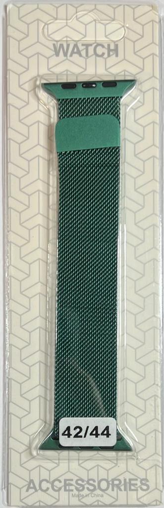 Curea metalica ceas Pine green 42-44 mm